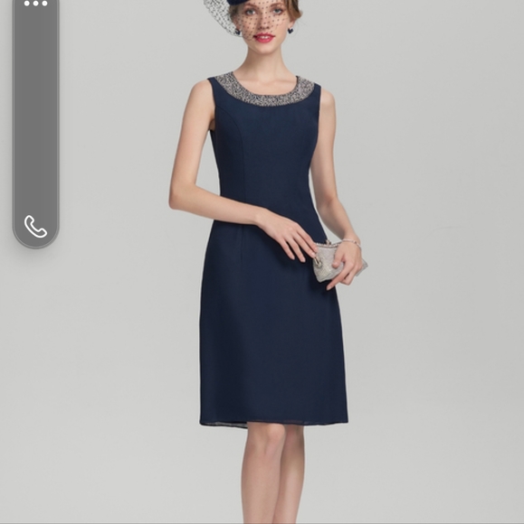 New Navy Blue JJs House Dress - M - Picture 4 of 5